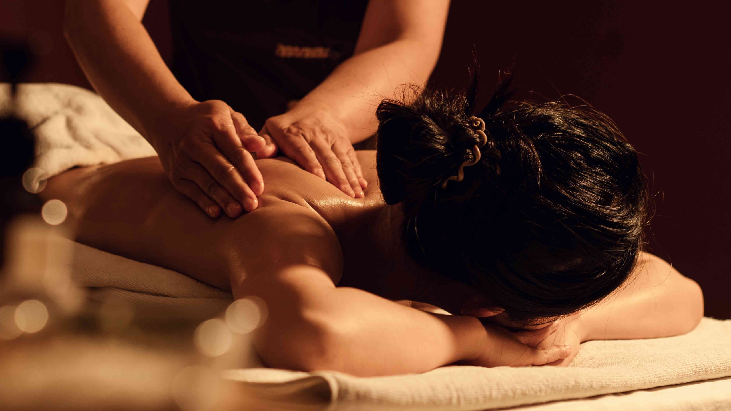 Eine wohltuende Rückenmassage